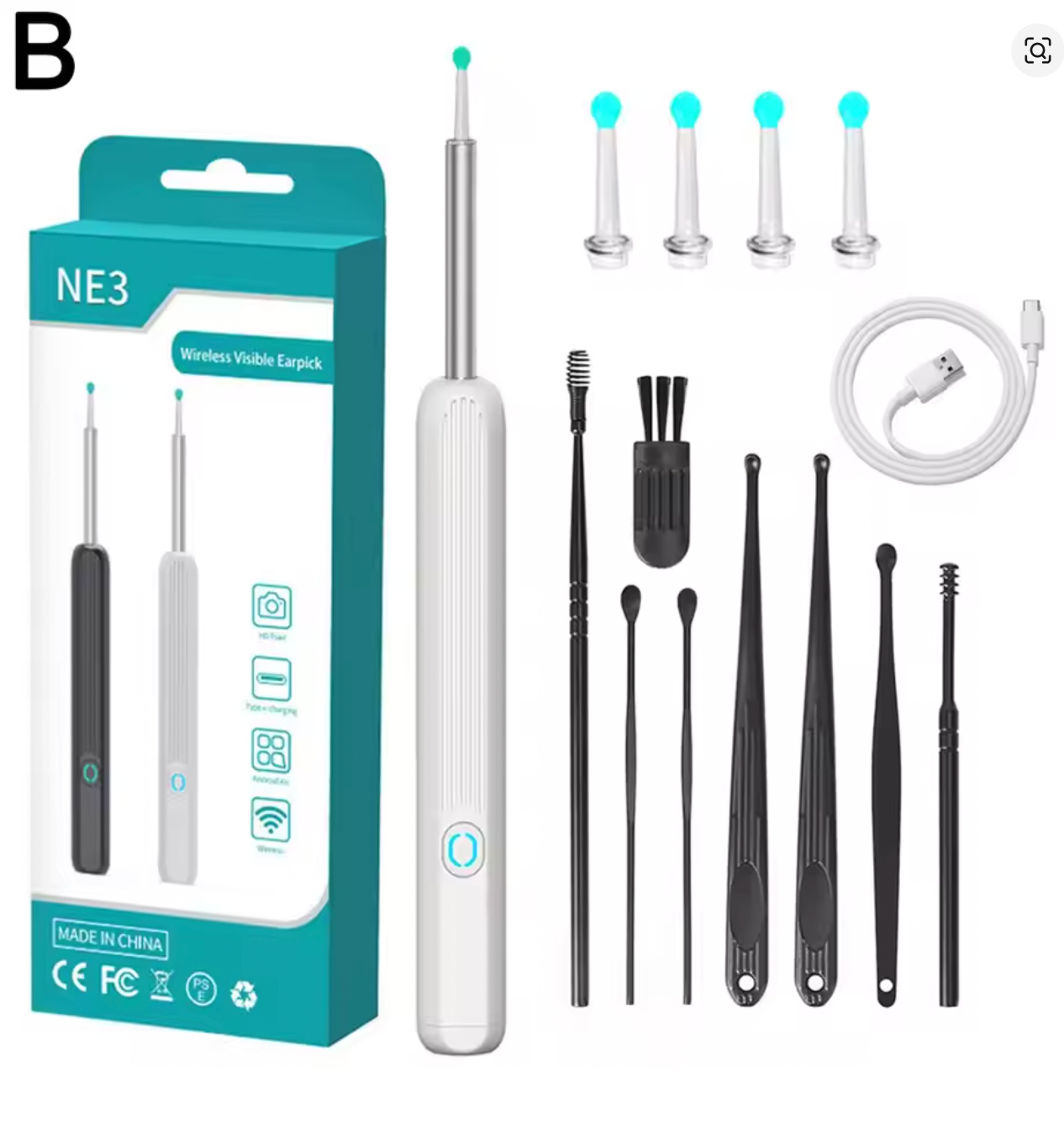 Smart Ear Cleaner 1080P Camera Stick