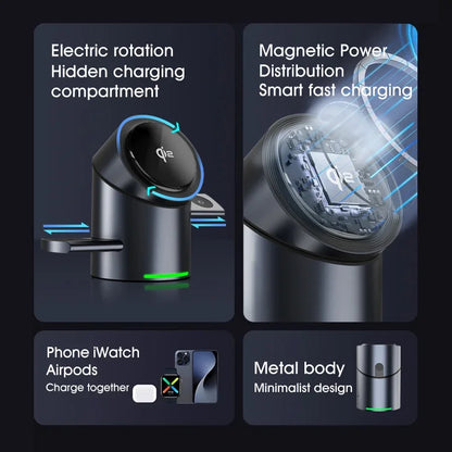 Magnetic Tri-Charge Hub